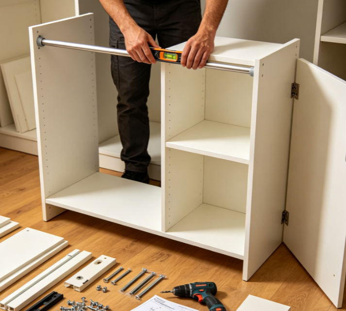 On-Site Installation Service For Basic Wardrobes