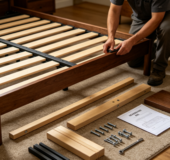 On-Site Installation Service For Double Bed Frames