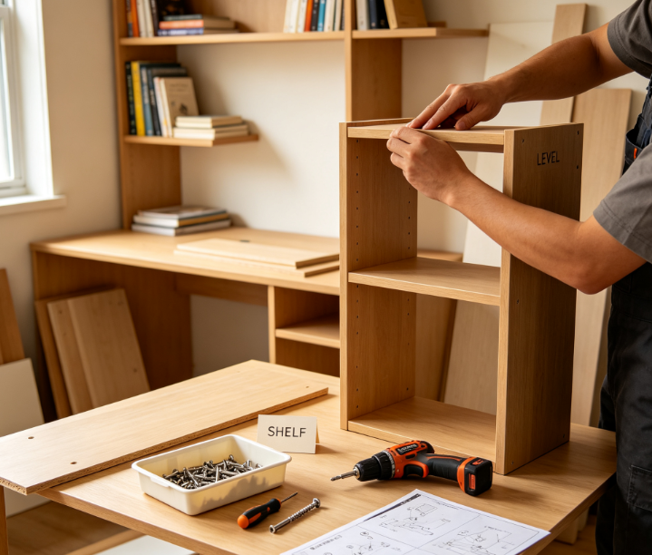 Desk And Bookcase Combination Installation Service - Image 2