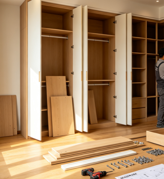 Large Wardrobe Installation Service