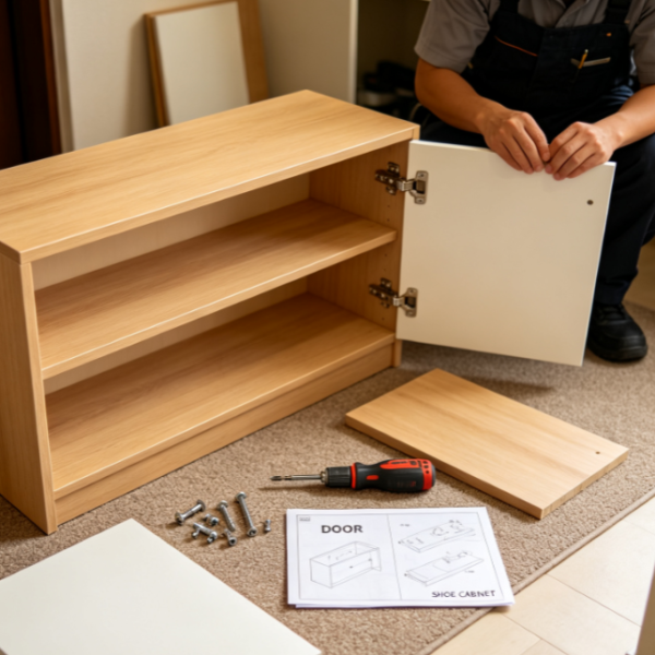 On-Site Installation Service For Shoe Cabinets